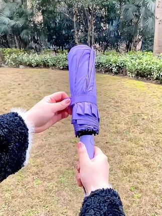 #全自动雨伞 超大折叠黑胶晴雨两用伞,防紫外线,防晒遮阳太阳伞 学生伞 #晴雨两用伞 #雨天出行 #携带方便 #原创视频