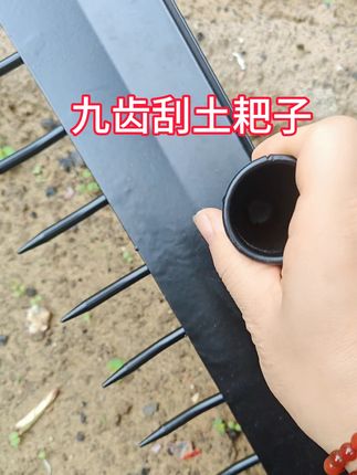 #九齿刮土耙子