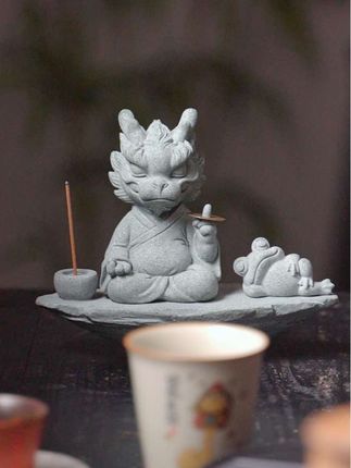 茶圈送礼推荐,寓意造型设计都在线的龙大师! #茶生活 #送礼物 #茶礼 #茶宠摆件 #寓意好物