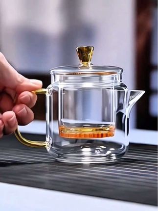 {神奇壶}高档耐高温玻璃一壶四杯茶具泡茶茶水分离功夫茶壶冷水壶#茶器茶具泡茶壶#茶水分离#泡茶神器#茶具