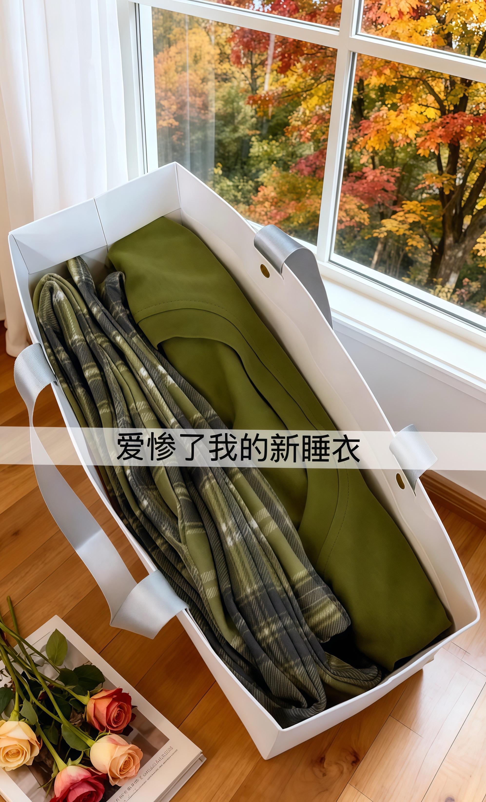 #睡衣家居服 #在家也要美美哒 #面料舒适透气 #早秋韩系氛围感穿搭 #被秋日氛围感穿搭拿捏了