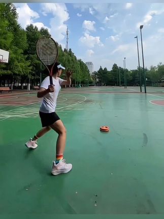 【网球训练器】单人打回弹带线绳弹力球成人一个人羽毛球运动器材#网球🎾 #运动健身 #网球训练器 #运动使我快乐 #好物推荐🔥