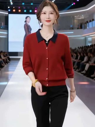 #时尚穿搭#假两件打底衫#女士穿搭#打底衫@DOU+小助手