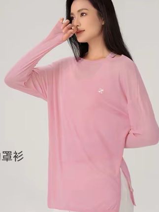 DK2025夏爆款新款女士运动长袖罩衫宽松高颜值瑜伽服夏季薄款6403#罩衫 #遮肉显瘦 #轻薄透气 #宽松版型 #运动穿搭