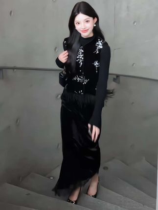 2025秋季新款国风马甲外套气质半身裙套装#高级感穿搭 #新中式国风套装#国风古韵 #新中式套装#国风服饰 @巨量千川 @DOU+小助手