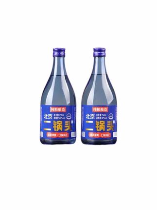 I中秋京鸿督正品北京二锅头浓香型纯粮食白酒整箱4瓶42度750ml#好酒推荐