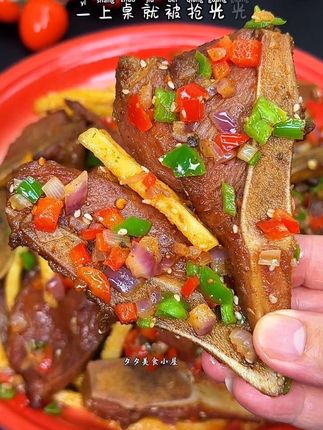 马上中秋节了,这道手抓扇子骨给家人安排起来吧#美食教程#手抓扇子骨