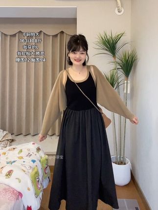 #我的ootd穿搭 #连衣裙分享 #温柔风穿搭 #漂亮的裙子 #早秋穿搭