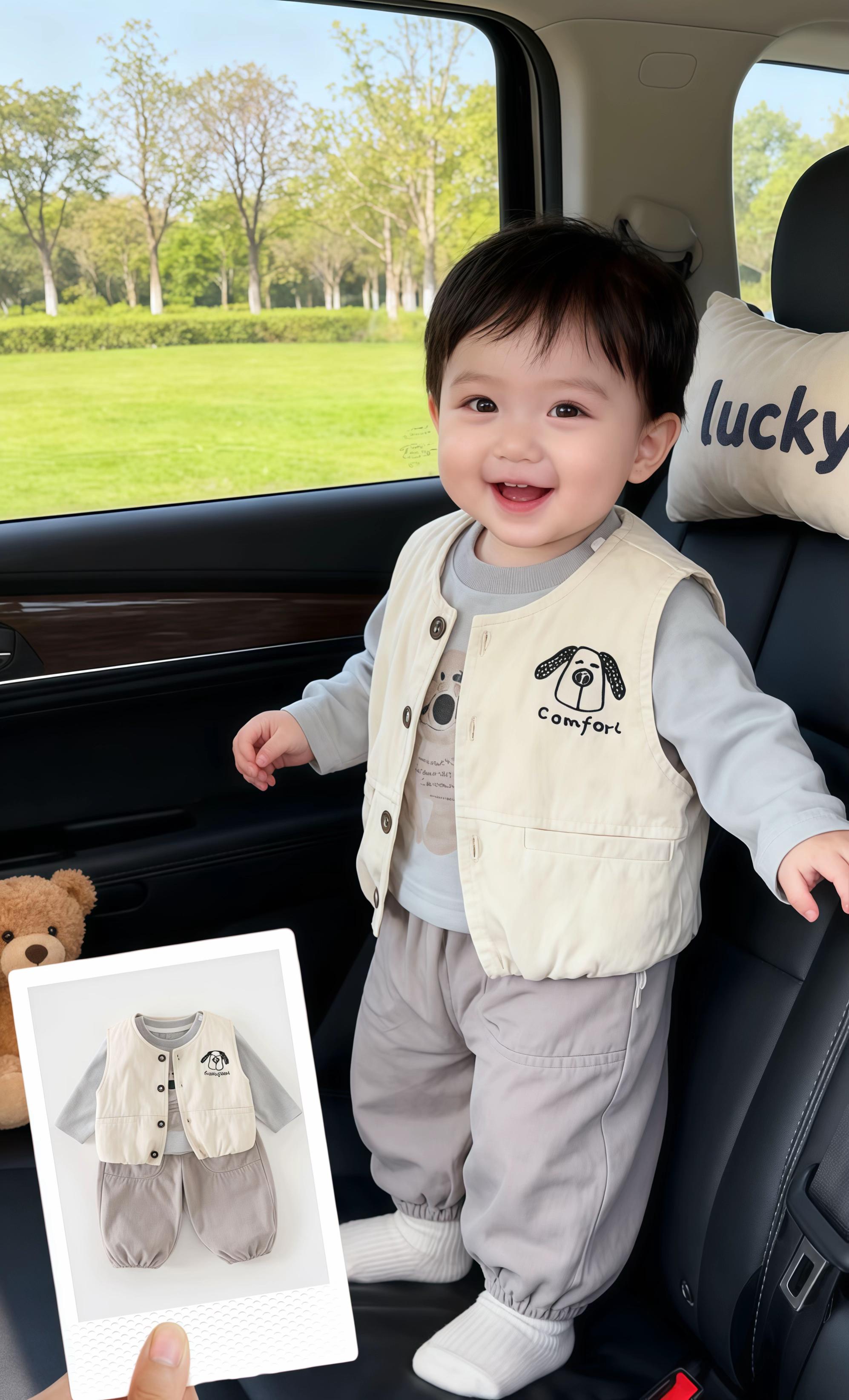 #婴幼儿服饰 #高品质童装 #早秋穿搭三分钟出门不是梦 #人类幼崽 #萌娃穿搭 @抖加🔥上热门🔥dou+🔥热点宝