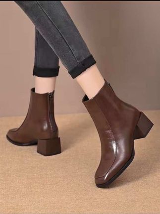 #短靴 #短靴女 #百搭靴子#软底靴子#简约短靴