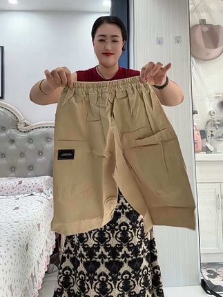 就这款工装五分短裤,穿着贼舒服,超级百搭又时尚#夏季穿搭 #百搭裤子