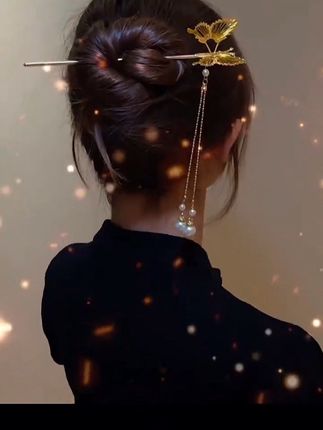 “我不会,但我可以学啊”这句话用行动表现出来真的超酷的#发簪 #国风 #发饰#古风发簪 #仙女必备
