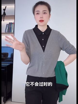 秋季新款长袖衬衫领假两件T恤时尚显瘦拼接女装上衣休闲减龄小衫#显瘦穿搭#谁穿谁好看#洋气小衫#内搭外穿都好看