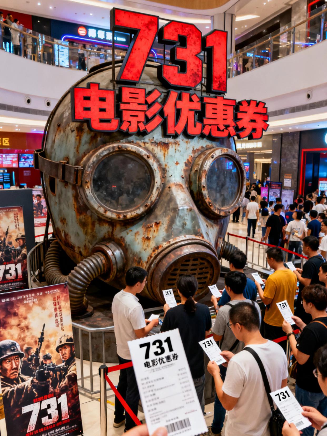 #731电影 电影优惠券,全国通用。#电影院优惠券