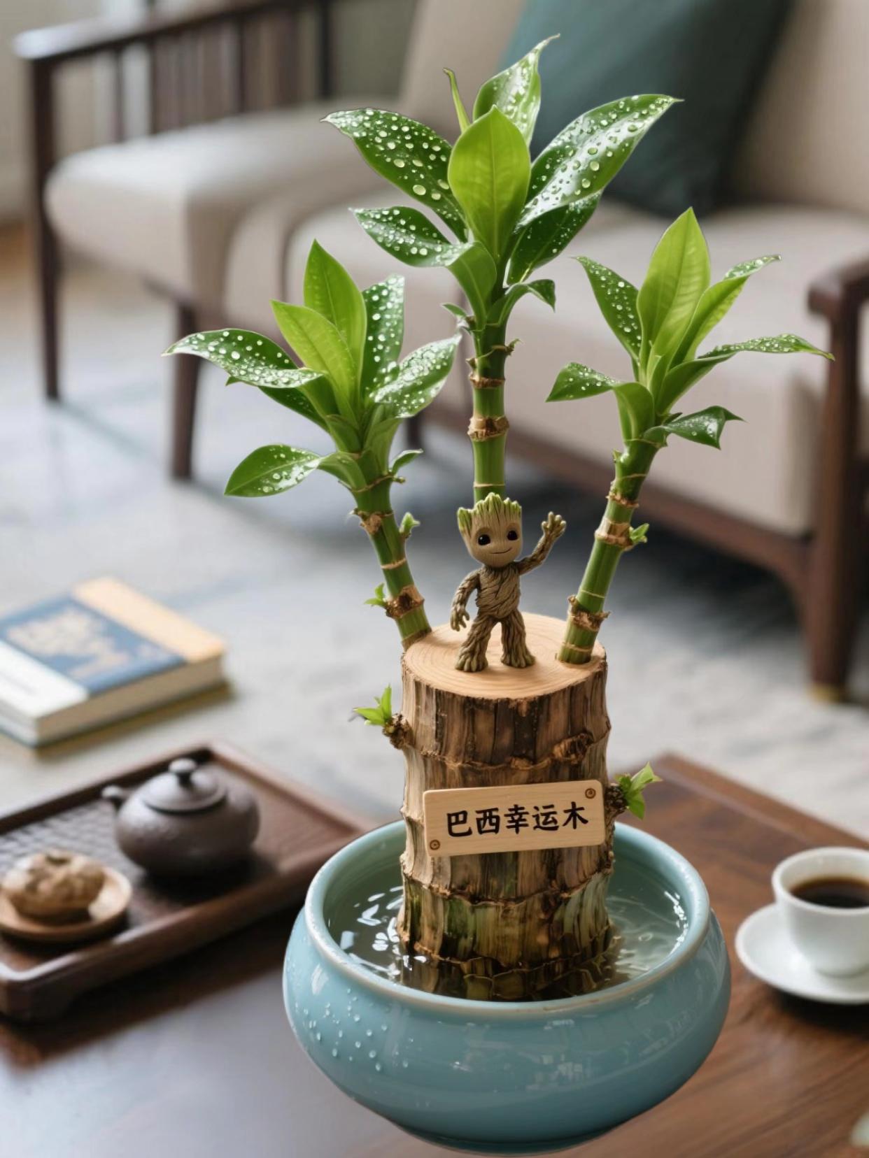 嘿,听说过#幸运巴西木 不?我头回在朋友家见着,绿油油的,精神得很。朋友说这花可有灵性,我当时还不大信。后来去花卉市场,满眼都是,老板猛推荐,我挑花眼,最后选了盆顺眼的带回家。#水培植物 #巴西木又叫幸运木 #净化空气 #巴西木又叫幸运木一年四季常绿