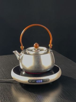 .冰晶纹电陶炉,多档调节,智能定时煮茶炉#茶具 #茶文化