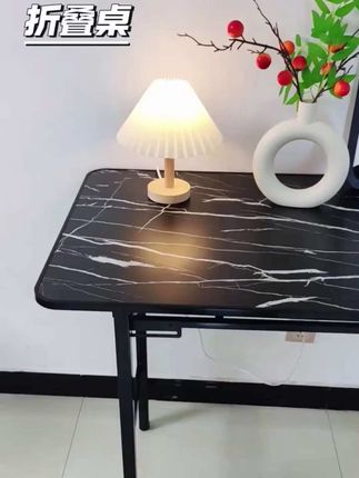 #可折叠电脑桌#台式免安装书桌#家用简约办公桌#卧室简易学生学习桌子#家用桌子