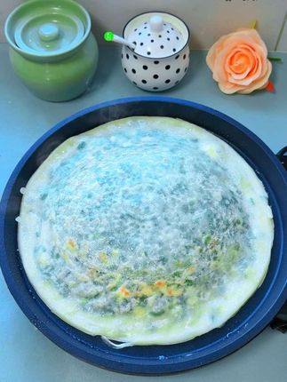 简单营养丰富韭菜盒子#妈呀丰收的味道太香了 #面食教程 #电饼铛美食 #面食#邪修美食