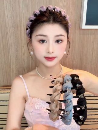 #发箍#可爱甜妹 #发箍这样戴好美 #美出高级感