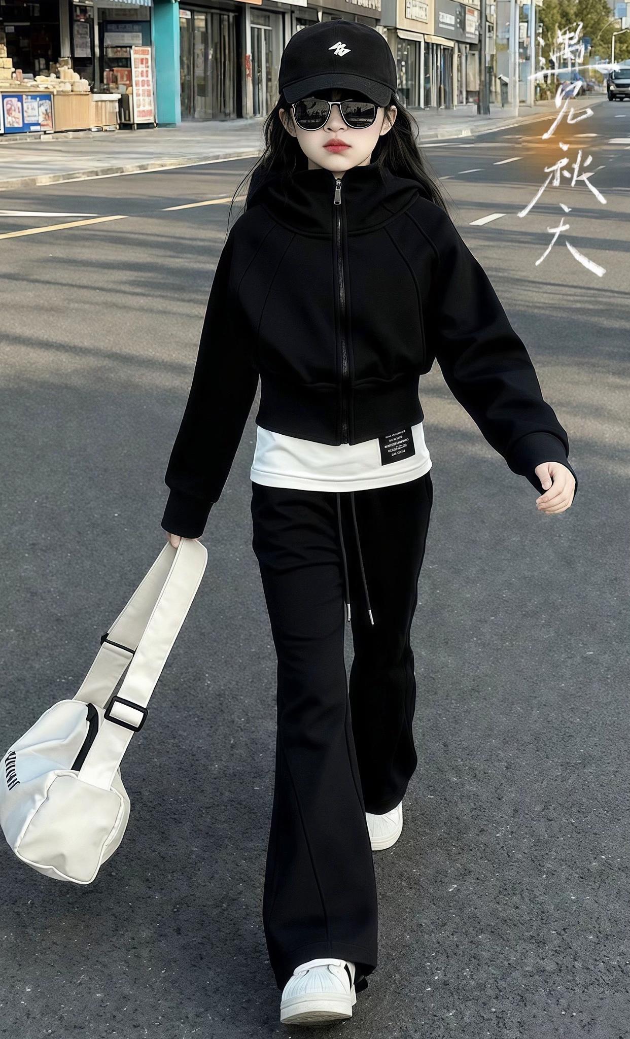#初秋一周不重样穿搭 #早秋穿搭三分钟出门不是梦 #秋季不露腿穿搭 #早秋韩系氛围感穿搭 #女童套装 @抖加🔥上热门🔥dou+🔥热点宝 @抖音创作小助手