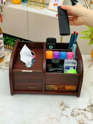 #创作灵感 木质遥控器收纳盒桌面多功能纸巾盒家用抽纸盒客厅纸巾盒卫生间#木质纸巾盒 #美观实用 #居家好物 #好东西一起分享 @DOU+小助手 @巨量千川