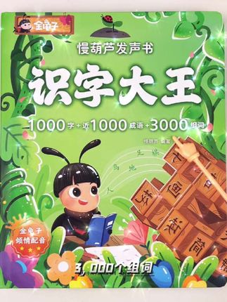 《识字大王》发声书来啦🎉 1000字、1000成语、3000组词,点一点就发声,识字超有趣~#幼儿识字 #早教好物 #识字大王#发声书
