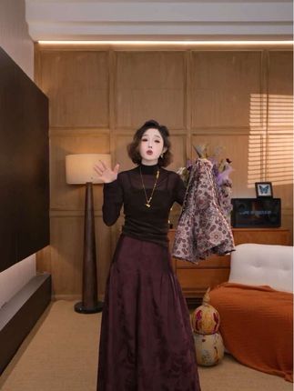 •归鸿•2025秋冬人丝亚麻立体手工压皱阔腿大九分休闲裤#高级感穿搭 #女装 #穿搭 #显瘦穿搭 #每日穿搭