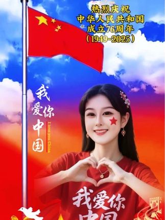 何其有幸,生于华夏,爱我中华,在五星红旗的照耀下,我们砥砺前行,祝福我们的祖国繁荣昌盛,国泰民安!祝大家国庆快乐!#国庆节 #祝祖国繁荣昌盛 #我爱我的祖国 #祖国万岁