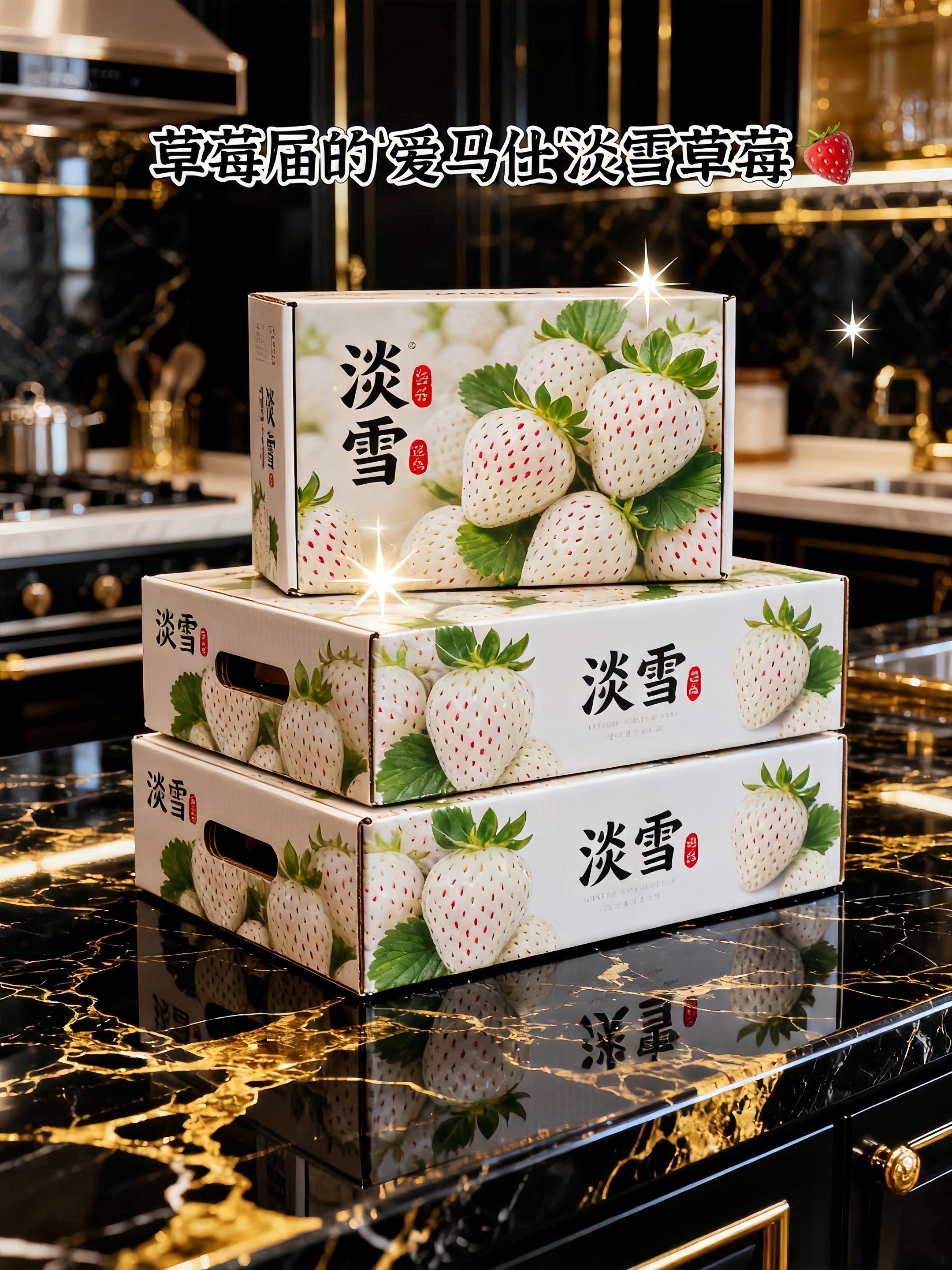淡雪天使白草莓礼盒🍓。淡雪白草莓你吃过吗?清甜多汁,奶香味浓郁,好好吃呀。圈出你的好朋友请你吃今年的第一盒淡雪草莓吧!我男朋友又偷偷给我买了,被爱真的好幸福啊~#草莓 #淡雪草莓 #仪式感满满#惊喜 #礼物