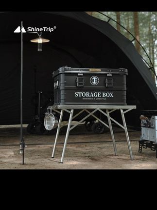 【闽香专属】山趣户外露营素垠不锈钢户外野营野餐桌子露营野炊#好物推荐🔥