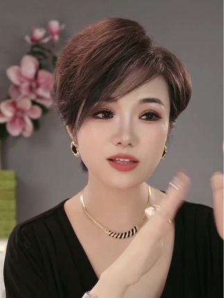 铜合金仿水晶耳饰 复古港风黑色圆形大耳环女新款宫廷几何耳钉040#热门#热门音乐🔥