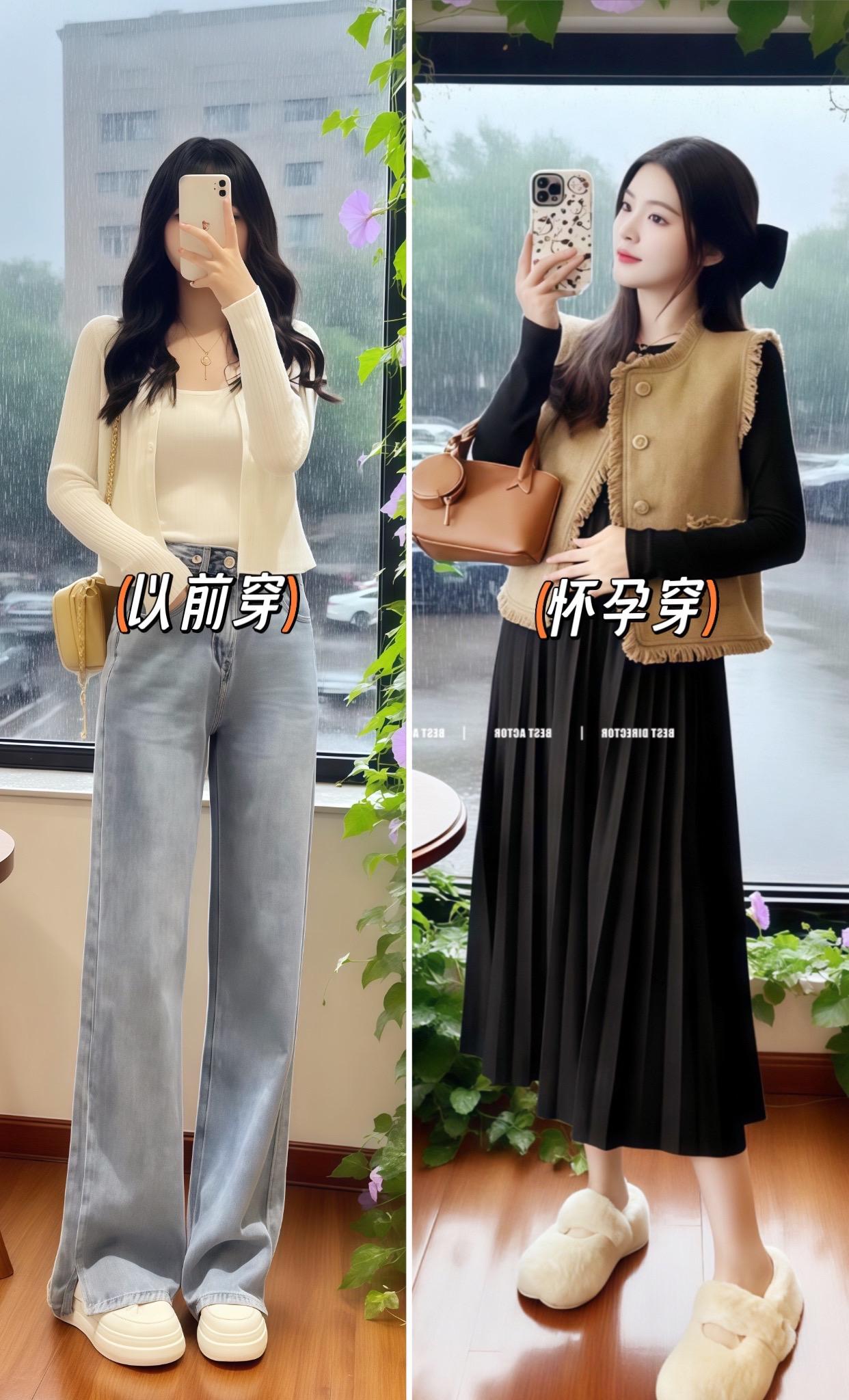 孕期拒绝焦虑,我们一起做个快乐的孕妈妈,把自己打扮的漂漂亮亮的!#温柔风穿搭 #孕妇装 #孕期穿搭 #孕期穿搭分享 #上热门