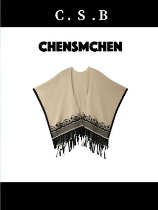 CHENSMCHEN 100绵羊毛时尚复古流苏百搭披肩CSS8102WL#时髦穿搭 #优雅气质 #琥珀流光风外套太适合秋天了 #早秋高智感职场穿搭 #如果上班都穿流光高智风 @彩虹穿搭