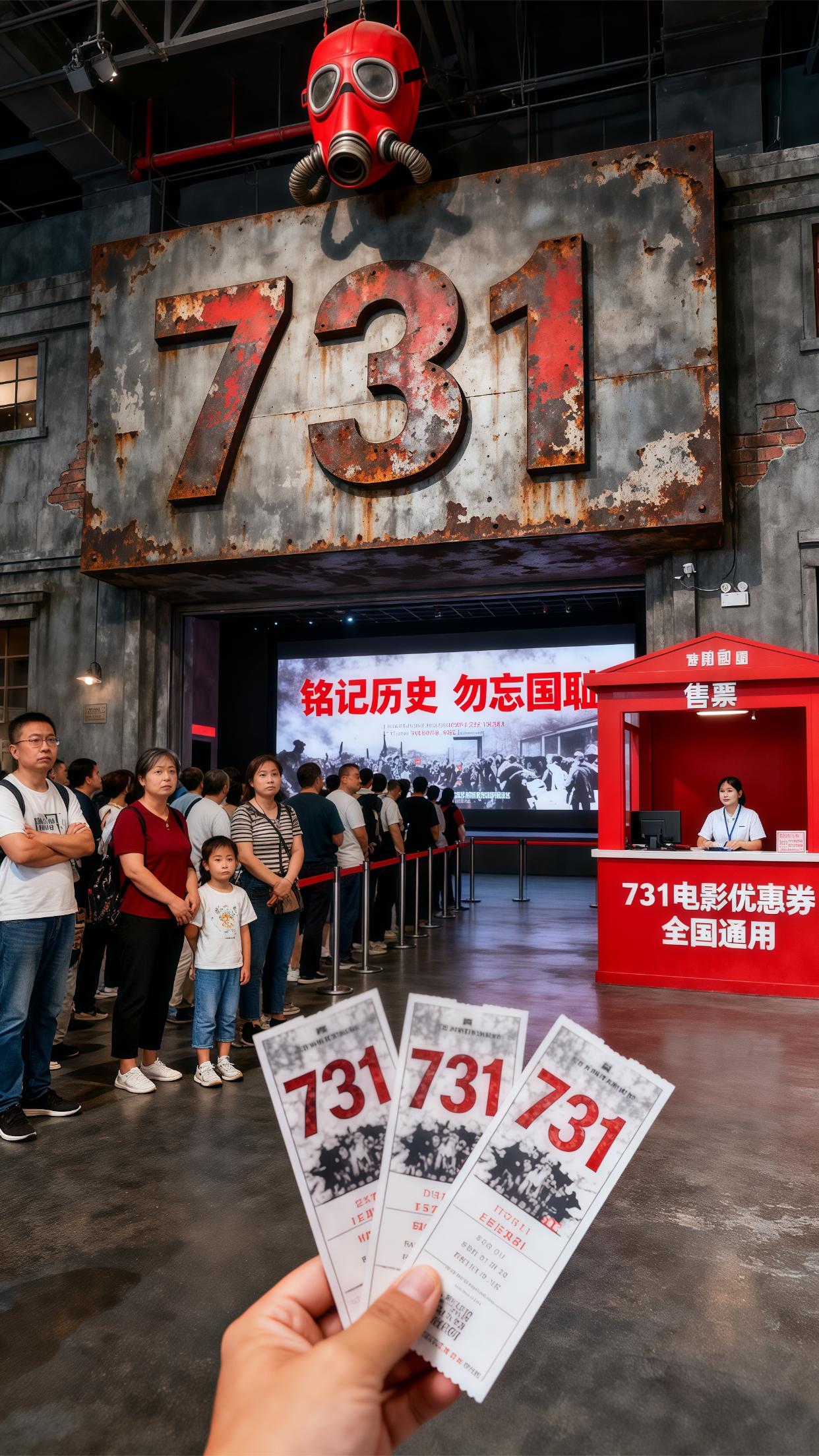 电影《731》终于上映了,勿忘国耻,牢记历史,缅怀先烈,从你我做起#历史#电影#票房#731 #热点