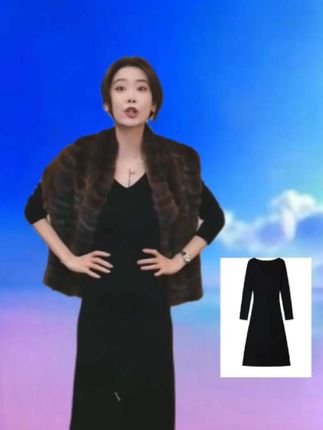 品质女装。CHENSMCHEN100绵羊毛纯色简约连衣裙女气质优雅显瘦裙子CSL7535TT#每日分享 #秋冬穿搭