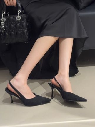 黑色尖头高跟鞋让人无法拒绝#尖头高跟鞋 #毫不费力的夏秋过渡穿搭 #气质穿搭 #好穿不累脚 #百搭不累脚