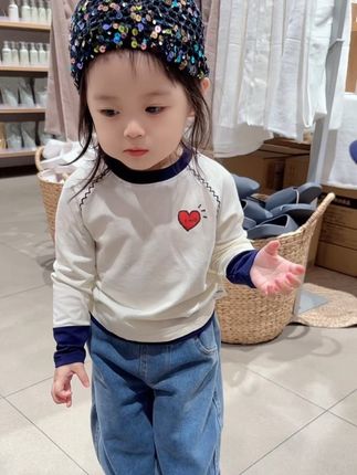 超可爱的长袖T恤捡漏,高颜值高品质#儿童长袖t恤 #女童穿搭 #萌娃穿搭 #高品质童装 #创作灵感