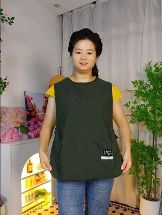 #围裙 马甲围裙厨房家用防泼水耐磨坎肩男女餐饮专用工作服定制logo #马甲围裙 #防水防油 #谁穿谁好看 #面料柔软亲肤