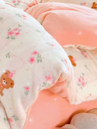 #家纺床上用品 #牛奶绒四件套#四件套