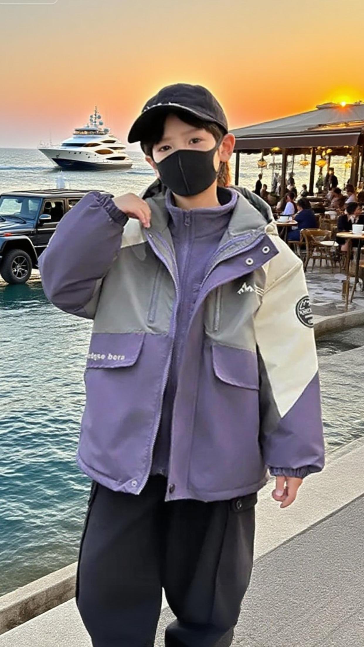 男童秋冬外套,2025新款加棉加绒可拆中大童三合一冲锋衣#潮童穿搭 #外套穿搭 #男童穿搭 #帅气穿搭 #秋冬穿搭