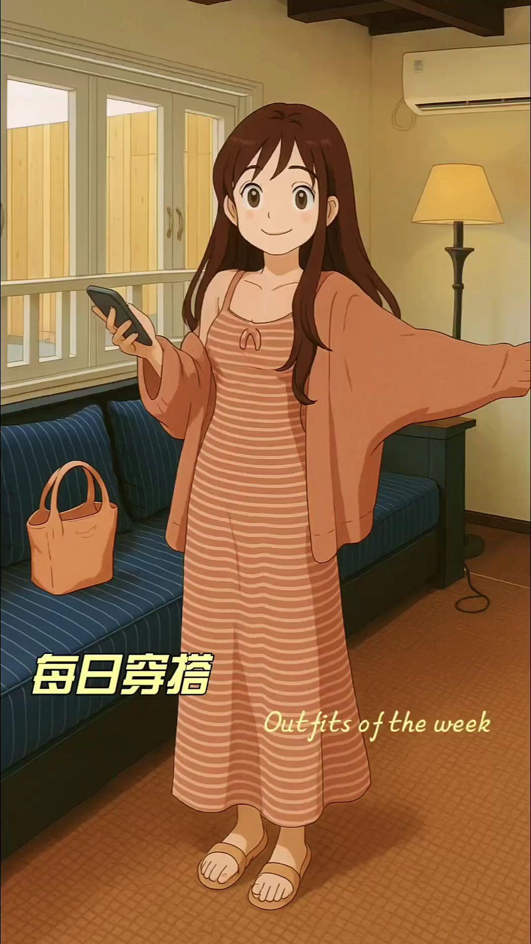#国庆穿搭这就开始预备了#被秋日氛围感穿搭拿捏了#夏末初秋过渡也要穿得有巧思#素颜穿搭如何摆脱土气感#秋日万能针织衫穿搭