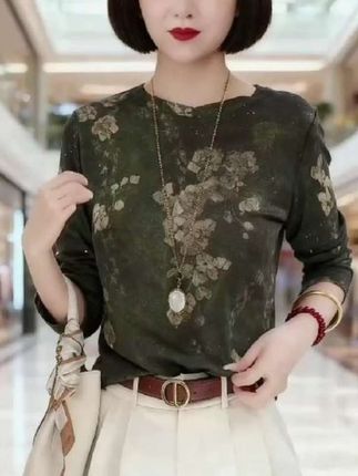 #春秋穿搭 #时尚妈妈装 #减龄显瘦穿搭 #针织衫 #高级感穿搭