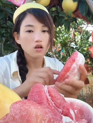#上热门 福建三红蜜柚新鲜水果果肉厚实多汁颗粒饱满#红心蜜柚
