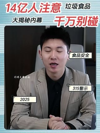 #健康科普 #食品安全 #老百姓关心的话题