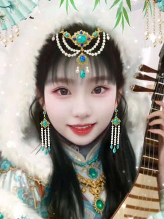 这首《请缝上篮子》确实好听#清风上南枝梦中仍相思 #古风#琵琶