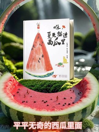 夏天猫进西瓜里#夏季盛产哪些蔬菜 #西瓜🍉 #西瓜知识 #西瓜演技大赏 #西瓜特效