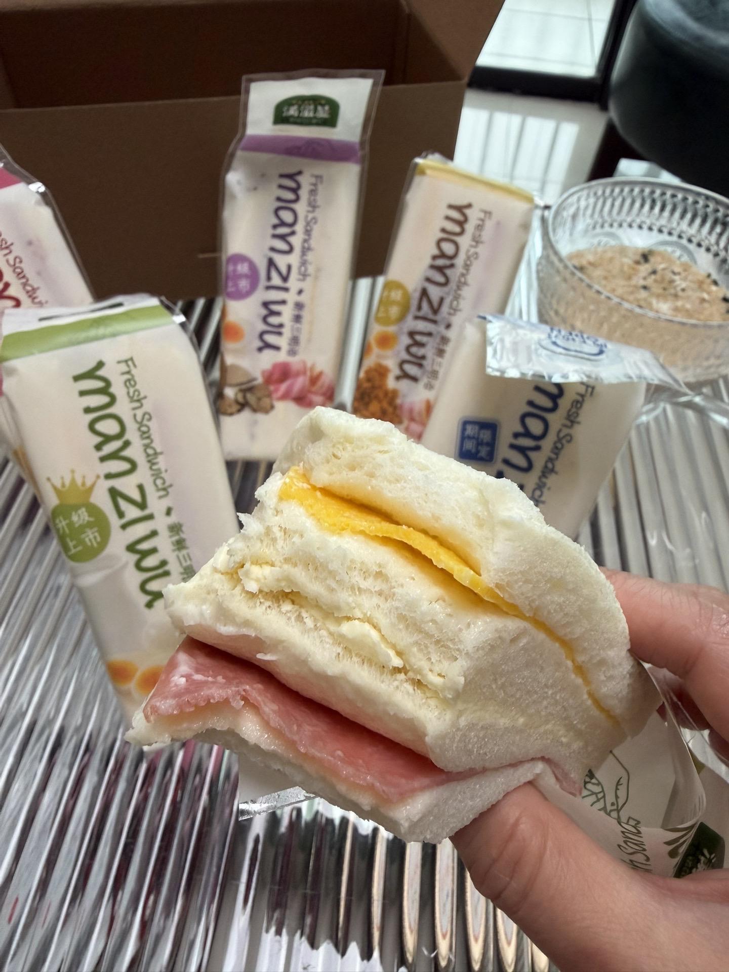 谁懂这一口好吃程度#三明治#太好吃#早餐