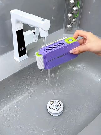 既能当刷子,又能当,肥皂盒,关键是再也不用手碰肥皂去洗衣服了,这东西用起来真的太方便了#多功能肥皂起泡盒#滚轮盒家用防滑#沥水香皂收纳盒