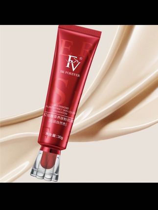 「小鱼海棠/黄奕推荐】 FV红钻遮瑕养肤粉底液持妆控油保湿不脱妆#提亮肤色改善暗沉 #遮瑕养肤粉底液