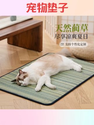 #宠物垫子 猫垫子宠物凉席夏季冰垫猫咪睡垫地垫猫笼平台垫可定制#宠物垫子推荐 #宠物用品 #养宠必备 #国庆好物